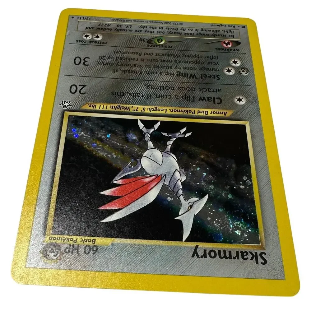Pokemon TCG Skarmory 13/111 Neo Genesis Holo Rare Unlimited Near Mint
